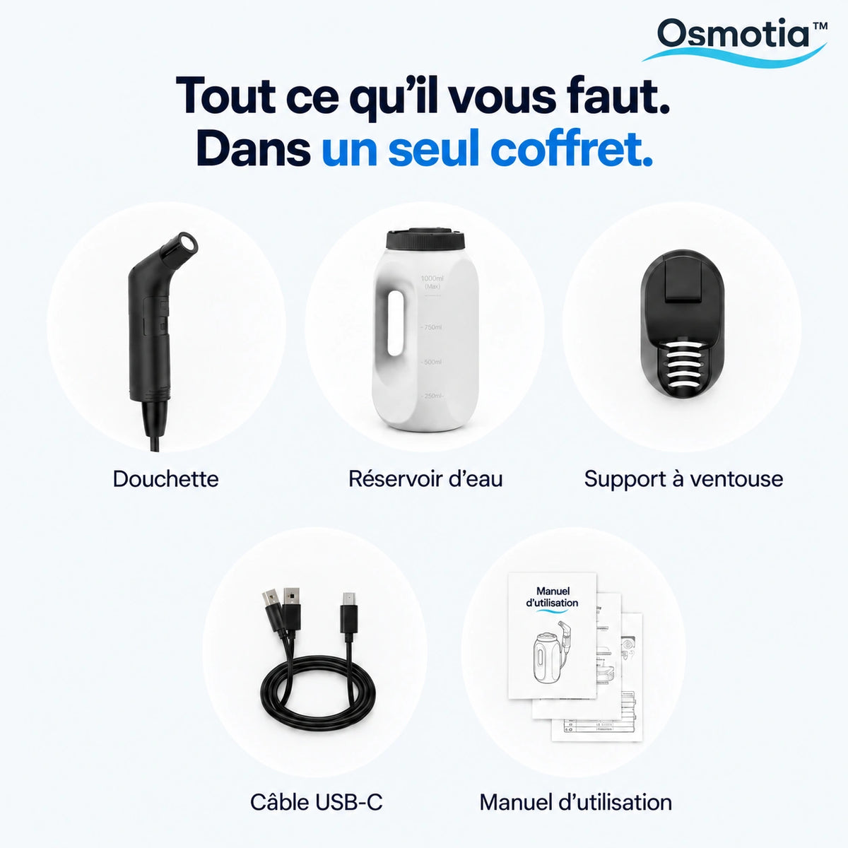 Osmotia - Le bidet portable sans installation