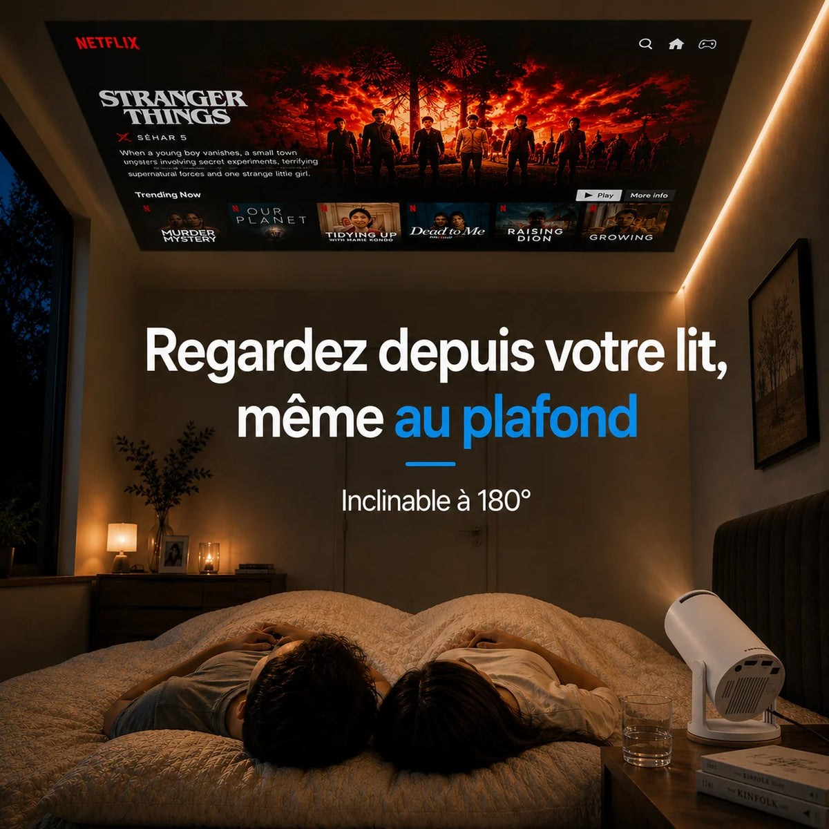 Projecteur cinéma maison Ultra HD