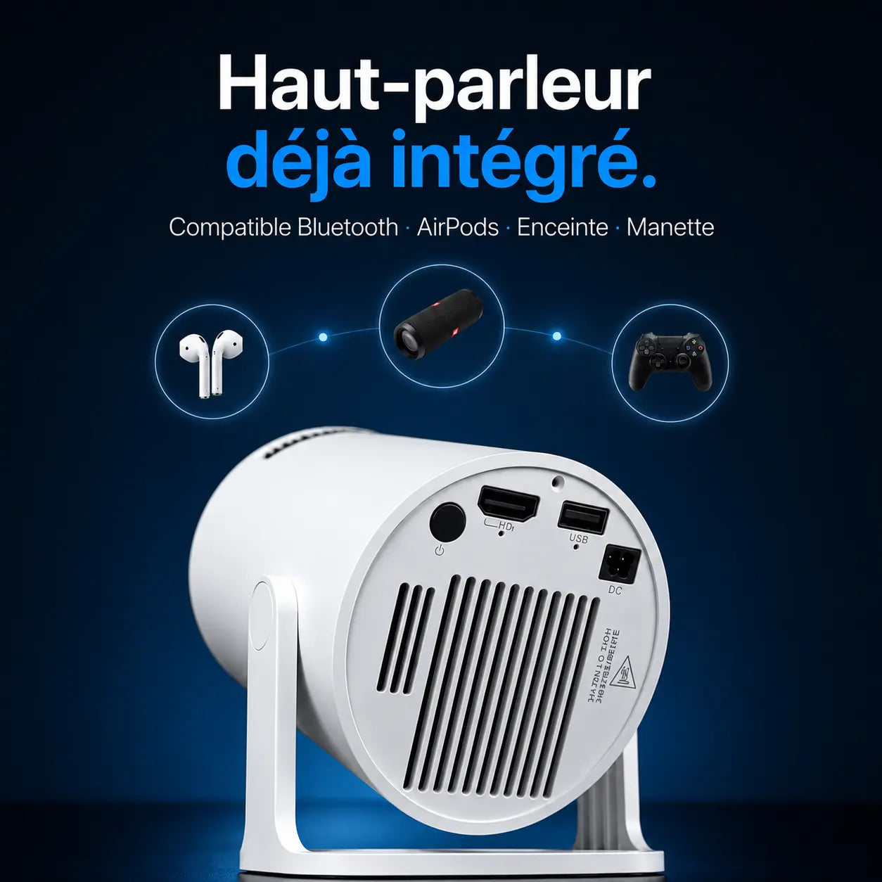 Projecteur cinéma maison Ultra HD