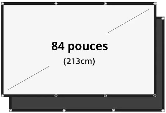 Écran de projection (2 mètres)