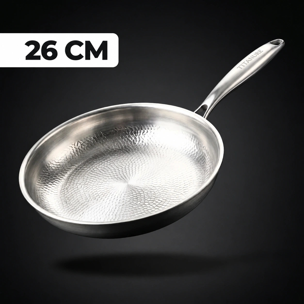 Titanure™ 100% Pure Titanium Frying Pan