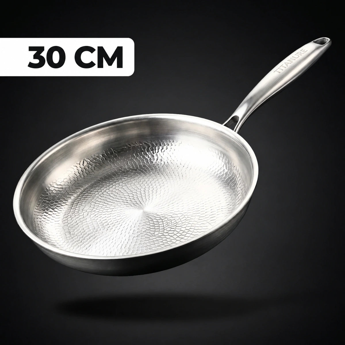 Titanure™ 100% Pure Titanium Frying Pan