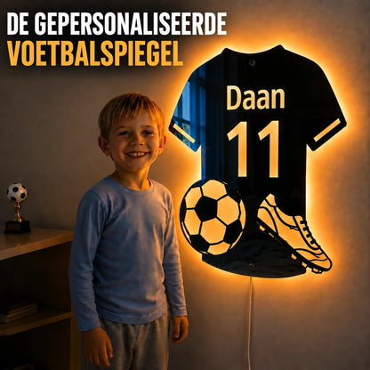 LumiSoccer | Gepersonaliseerde LED-voetbalspiegel
