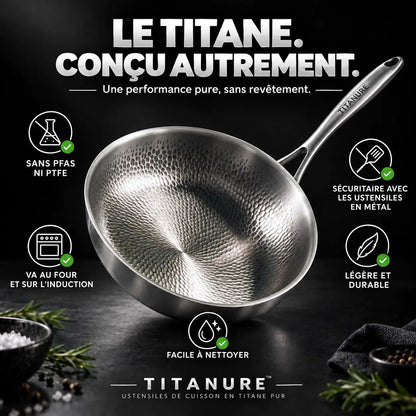 Poêle Titanure conçue autrement – avantages